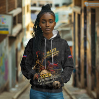 Custom Haiti Football 2026 Hoodie Haiti Nan Mondyal