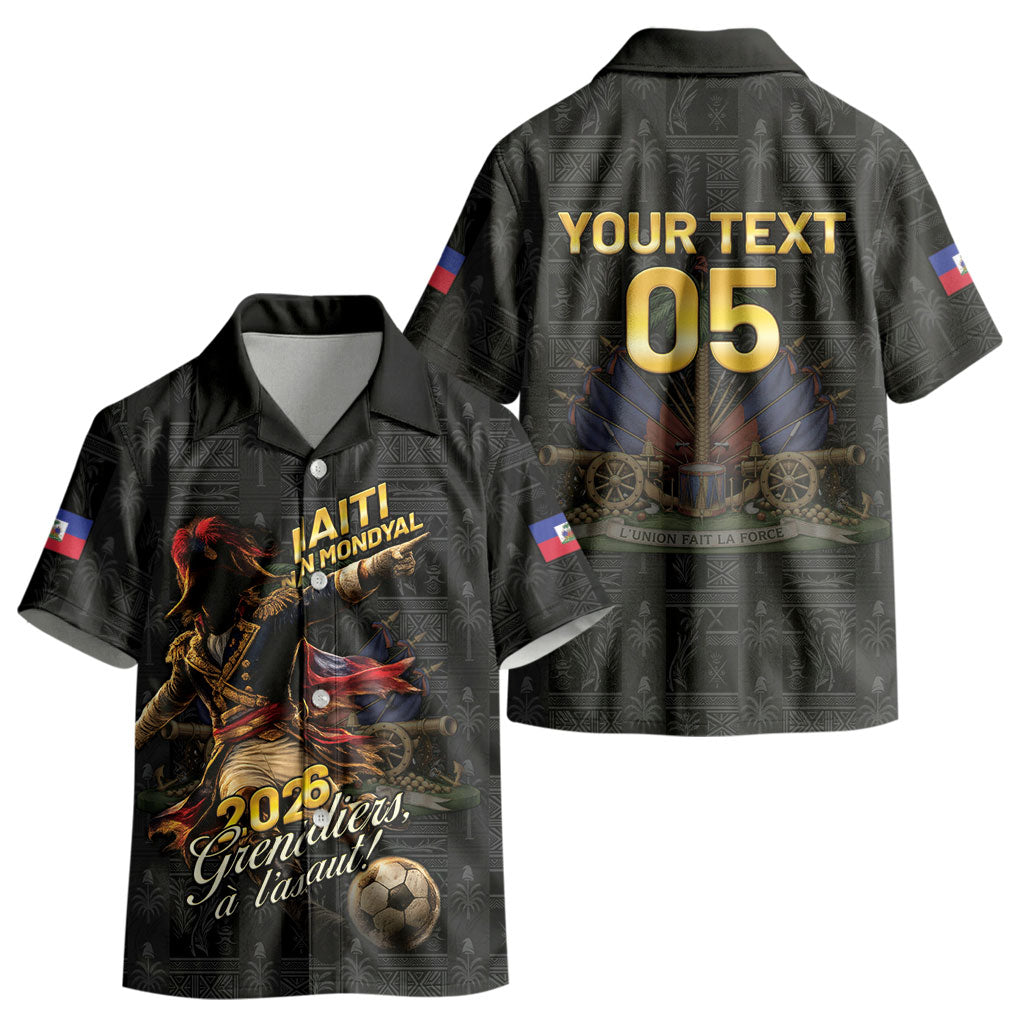 Custom Haiti Football 2026 Kid Hawaiian Shirt Haiti Nan Mondyal LT05
