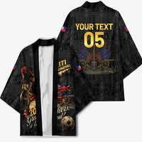 Custom Haiti Football 2026 Kimono Haiti Nan Mondyal