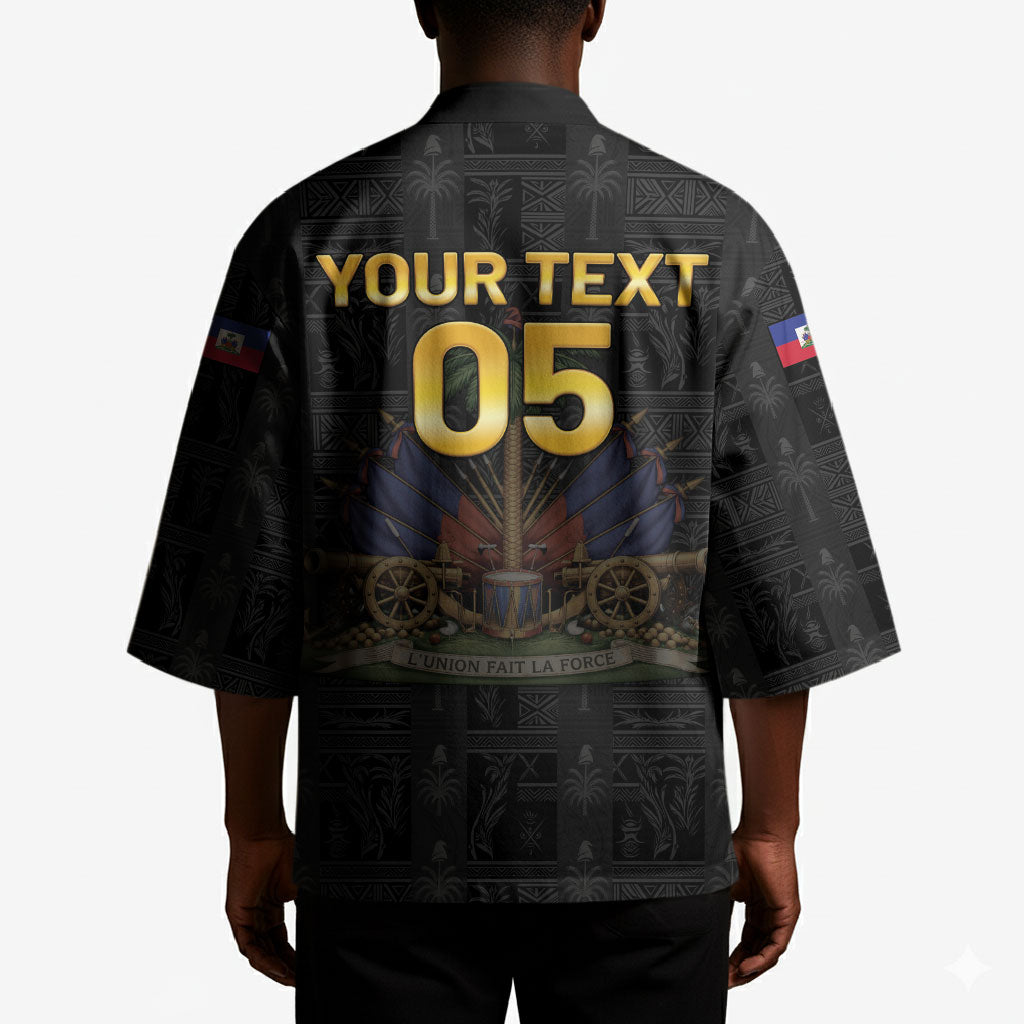 Custom Haiti Football 2026 Kimono Haiti Nan Mondyal