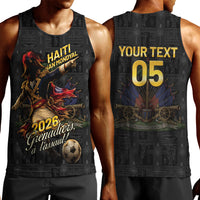 Custom Haiti Football 2026 Men Tank Top Haiti Nan Mondyal