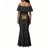 Custom Haiti Football 2026 Mermaid Dress Haiti Nan Mondyal