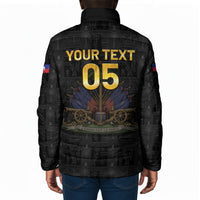 Custom Haiti Football 2026 Padded Jacket Haiti Nan Mondyal