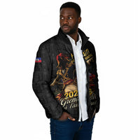 Custom Haiti Football 2026 Padded Jacket Haiti Nan Mondyal
