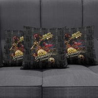 Haiti Football 2026 Pillow Cover Haiti Nan Mondyal