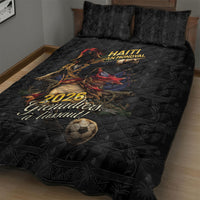 Haiti Football 2026 Quilt Bed Set Haiti Nan Mondyal