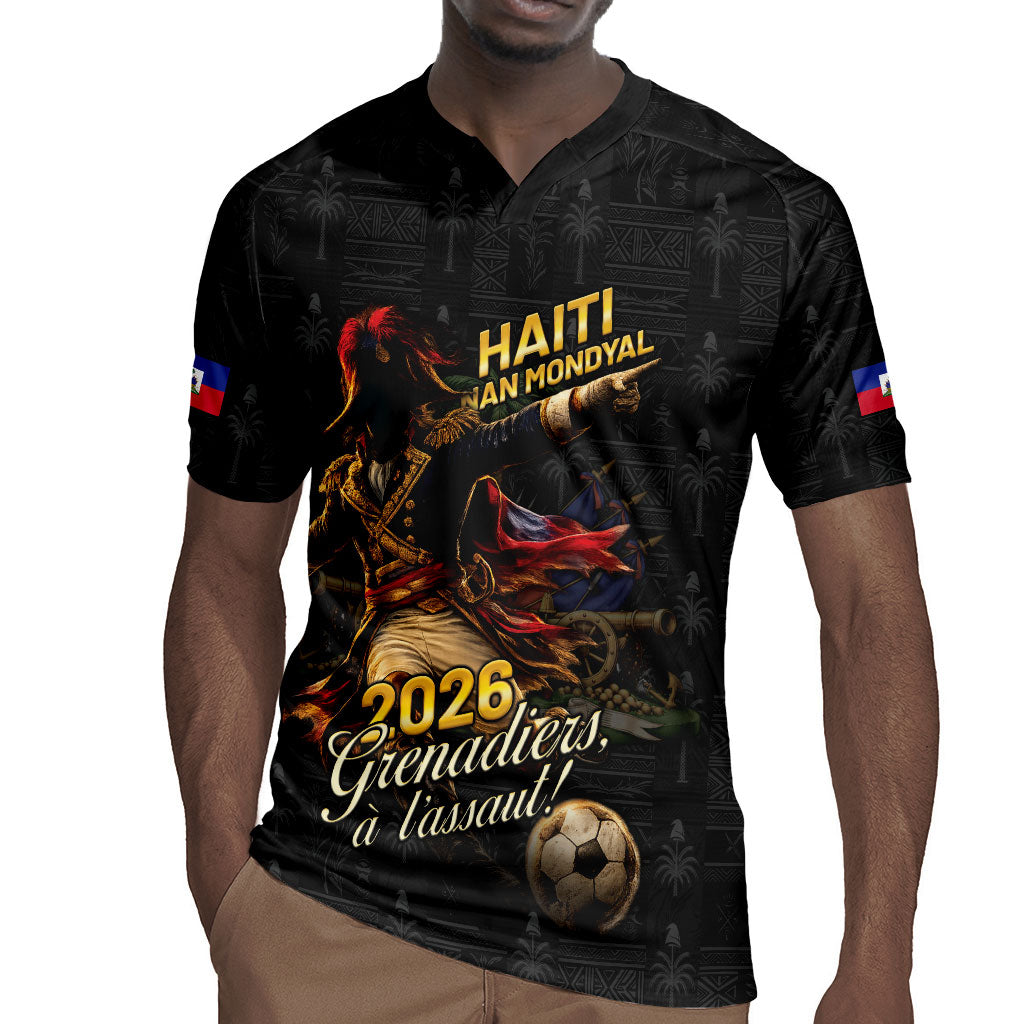 Custom Haiti Football 2026 Rugby Jersey Haiti Nan Mondyal