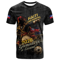 Custom Haiti Football 2026 T shirt Haiti Nan Mondyal