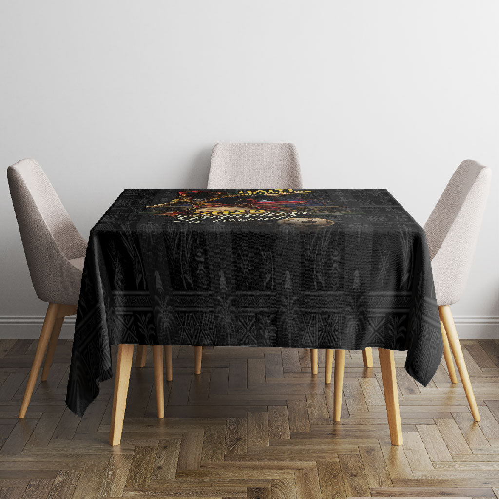 Haiti Football 2026 Tablecloth Haiti Nan Mondyal