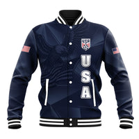 Custom United States Soccer 2026 Baseball Jacket USA Eagle Simple Style