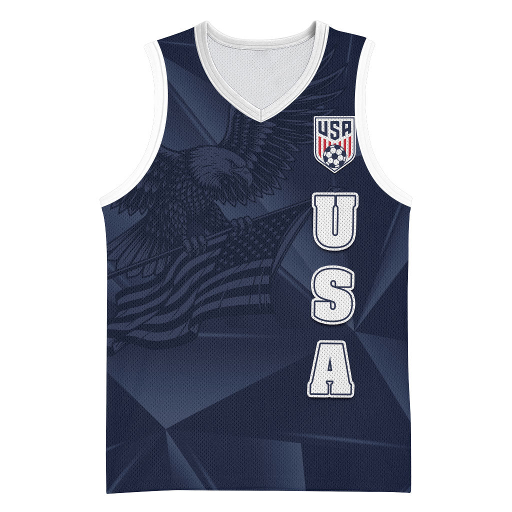 Custom United States Soccer 2026 Basketball Jersey USA Eagle Simple Style