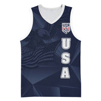 Custom United States Soccer 2026 Basketball Jersey USA Eagle Simple Style