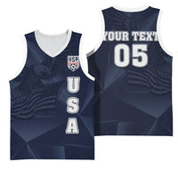Custom United States Soccer 2026 Basketball Jersey USA Eagle Simple Style