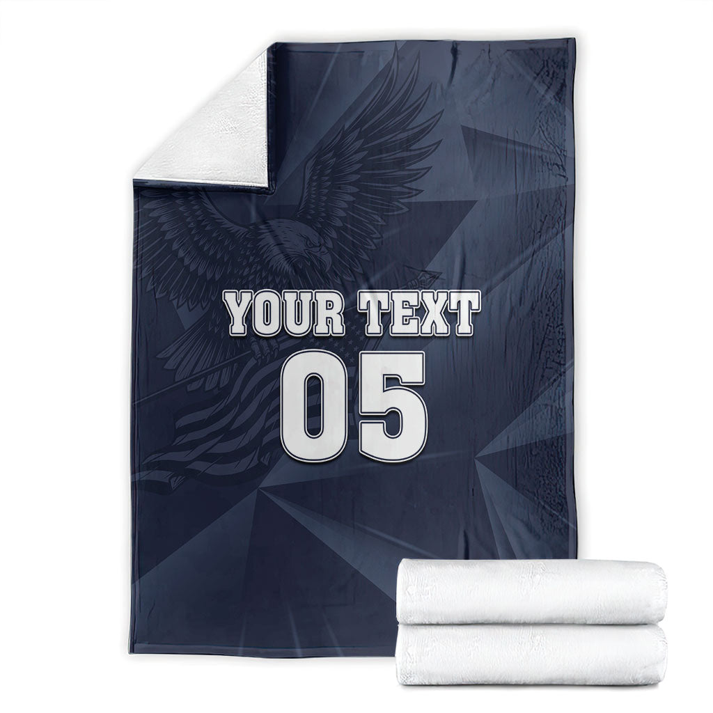 Custom United States Soccer 2026 Blanket USA Eagle Simple Style
