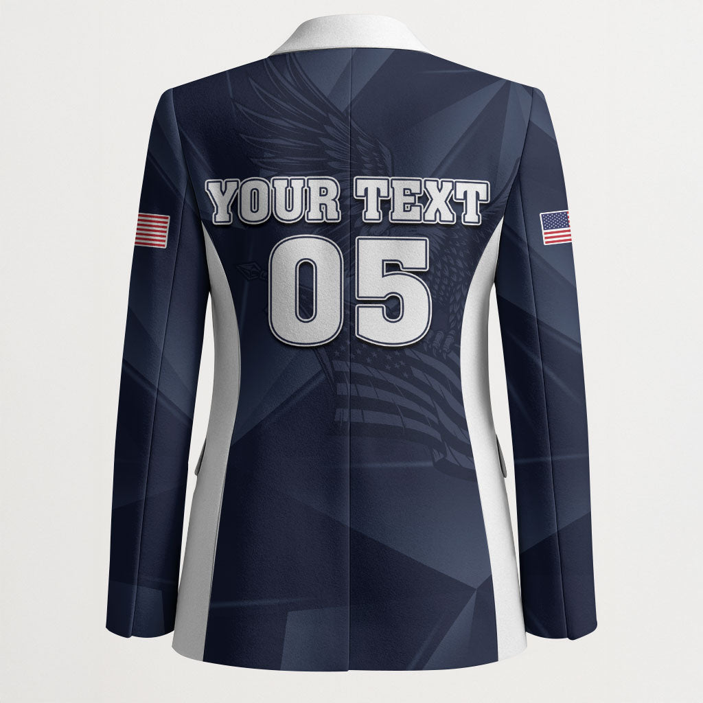 Custom United States Soccer 2026 Blazer USA Eagle Simple Style
