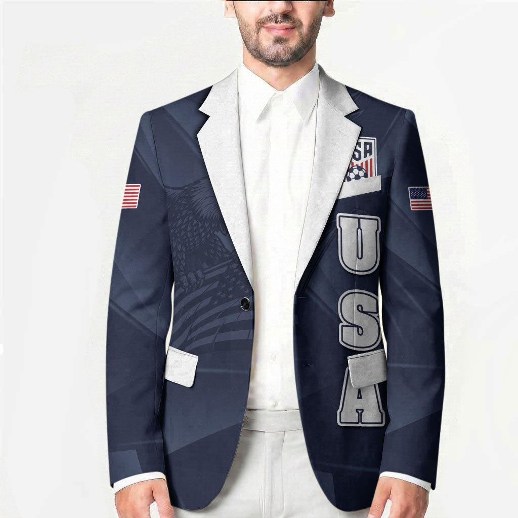 Custom United States Soccer 2026 Blazer USA Eagle Simple Style