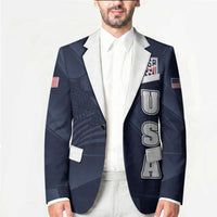 Custom United States Soccer 2026 Blazer USA Eagle Simple Style