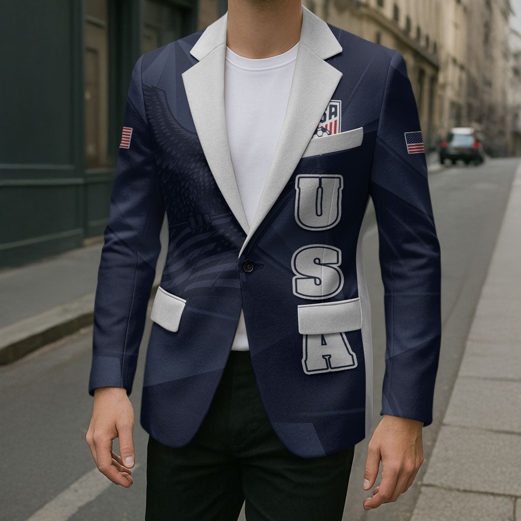 Custom United States Soccer 2026 Blazer USA Eagle Simple Style