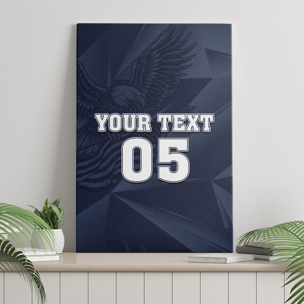 Custom United States Soccer 2026 Canvas Wall Art USA Eagle Simple Style
