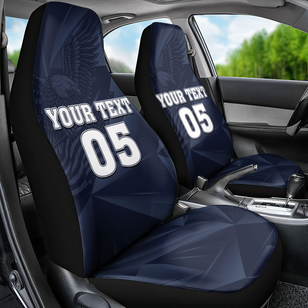 Custom United States Soccer 2026 Car Seat Cover USA Eagle Simple Style
