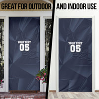 Custom United States Soccer 2026 Door Cover USA Eagle Simple Style