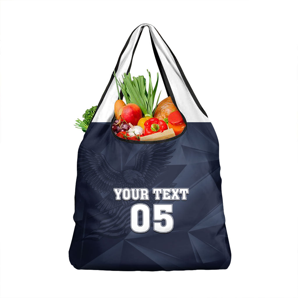 Custom United States Soccer 2026 Grocery Bag USA Eagle Simple Style