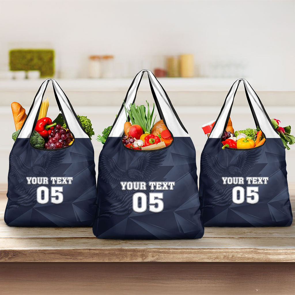 Custom United States Soccer 2026 Grocery Bag USA Eagle Simple Style