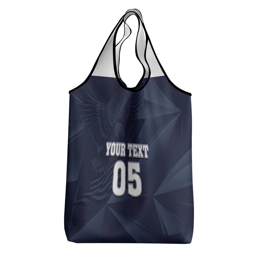 Custom United States Soccer 2026 Grocery Bag USA Eagle Simple Style