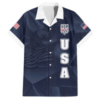 Custom United States Soccer 2026 Hawaiian Shirt USA Eagle Simple Style