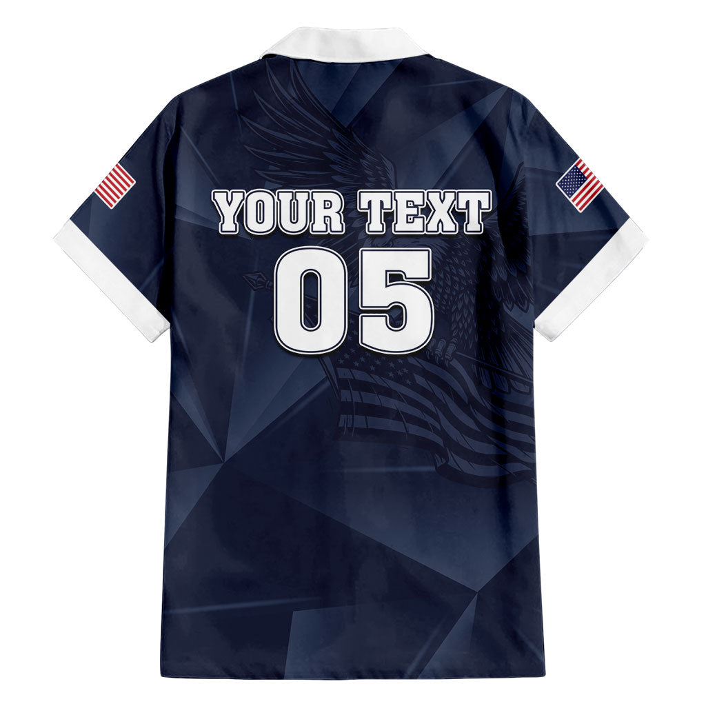Custom United States Soccer 2026 Hawaiian Shirt USA Eagle Simple Style