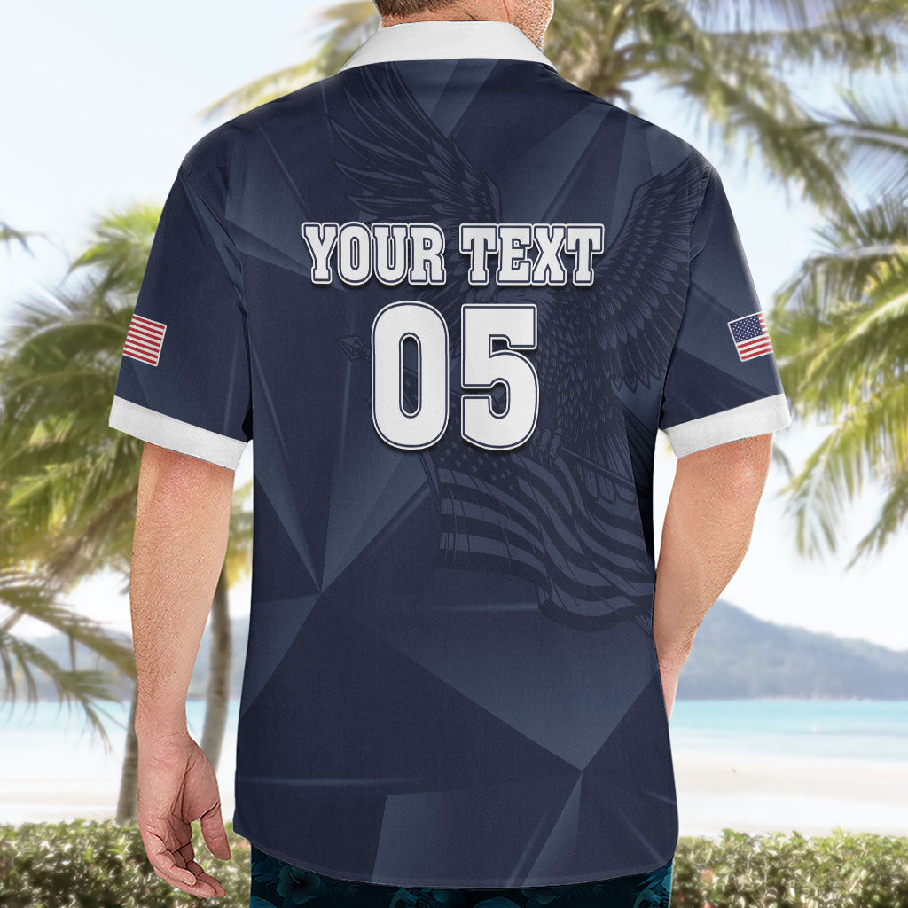 Custom United States Soccer 2026 Hawaiian Shirt USA Eagle Simple Style