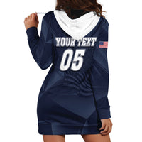 Custom United States Soccer 2026 Hoodie Dress USA Eagle Simple Style