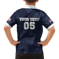 Custom United States Soccer 2026 Kid Hawaiian Shirt USA Eagle Simple Style