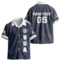 Custom United States Soccer 2026 Kid Hawaiian Shirt USA Eagle Simple Style LT05