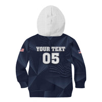 Custom United States Soccer 2026 Kid Hoodie USA Eagle Simple Style