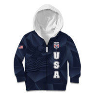 Custom United States Soccer 2026 Kid Hoodie USA Eagle Simple Style