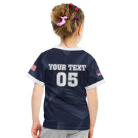 Custom United States Soccer 2026 Kid T Shirt USA Eagle Simple Style