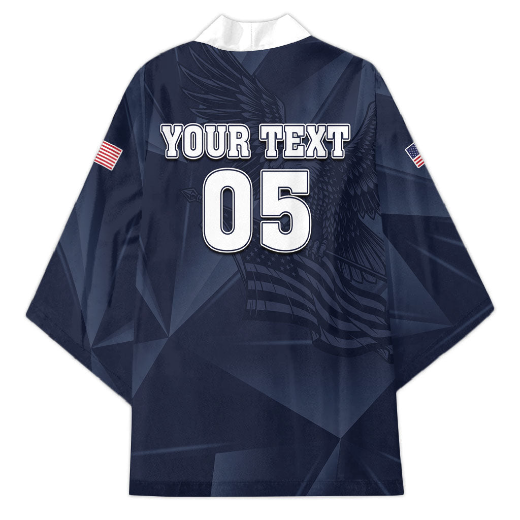 Custom United States Soccer 2026 Kimono USA Eagle Simple Style