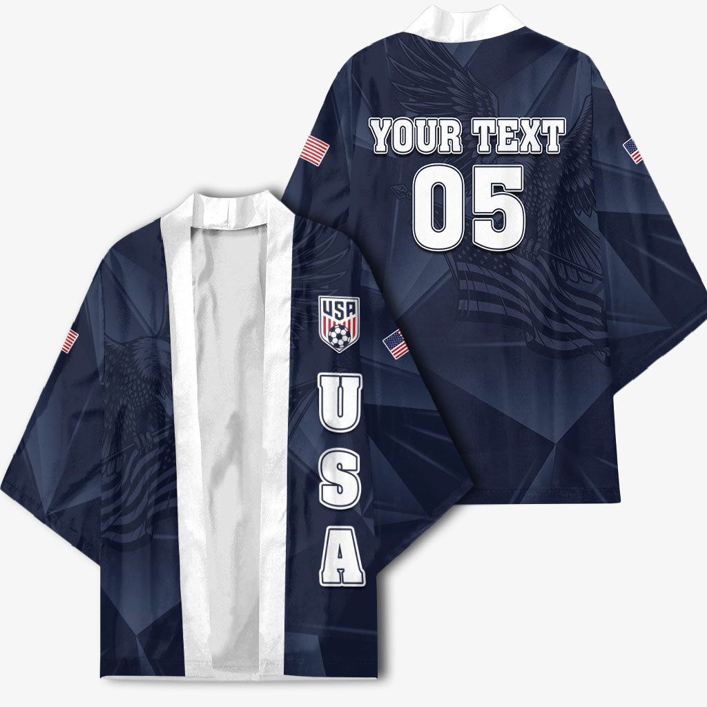 Custom United States Soccer 2026 Kimono USA Eagle Simple Style