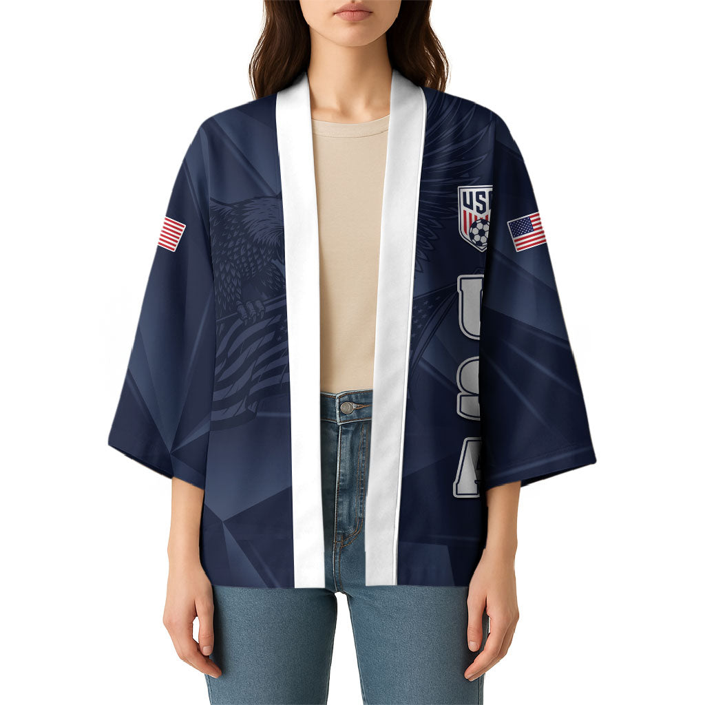 Custom United States Soccer 2026 Kimono USA Eagle Simple Style