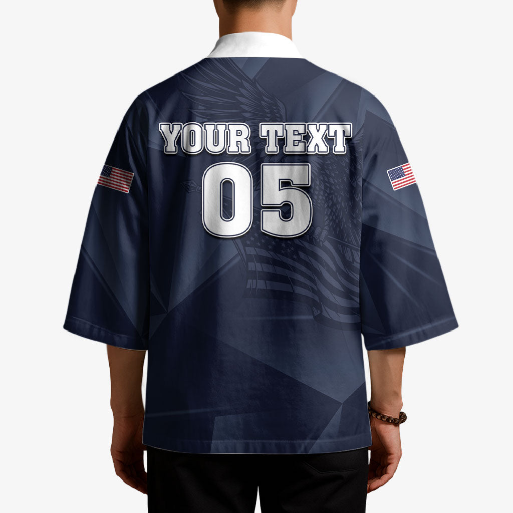 Custom United States Soccer 2026 Kimono USA Eagle Simple Style