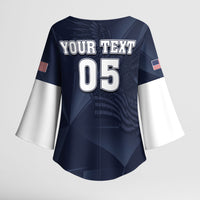Custom United States Soccer 2026 Kimono Sleeve Blouse USA Eagle Simple Style