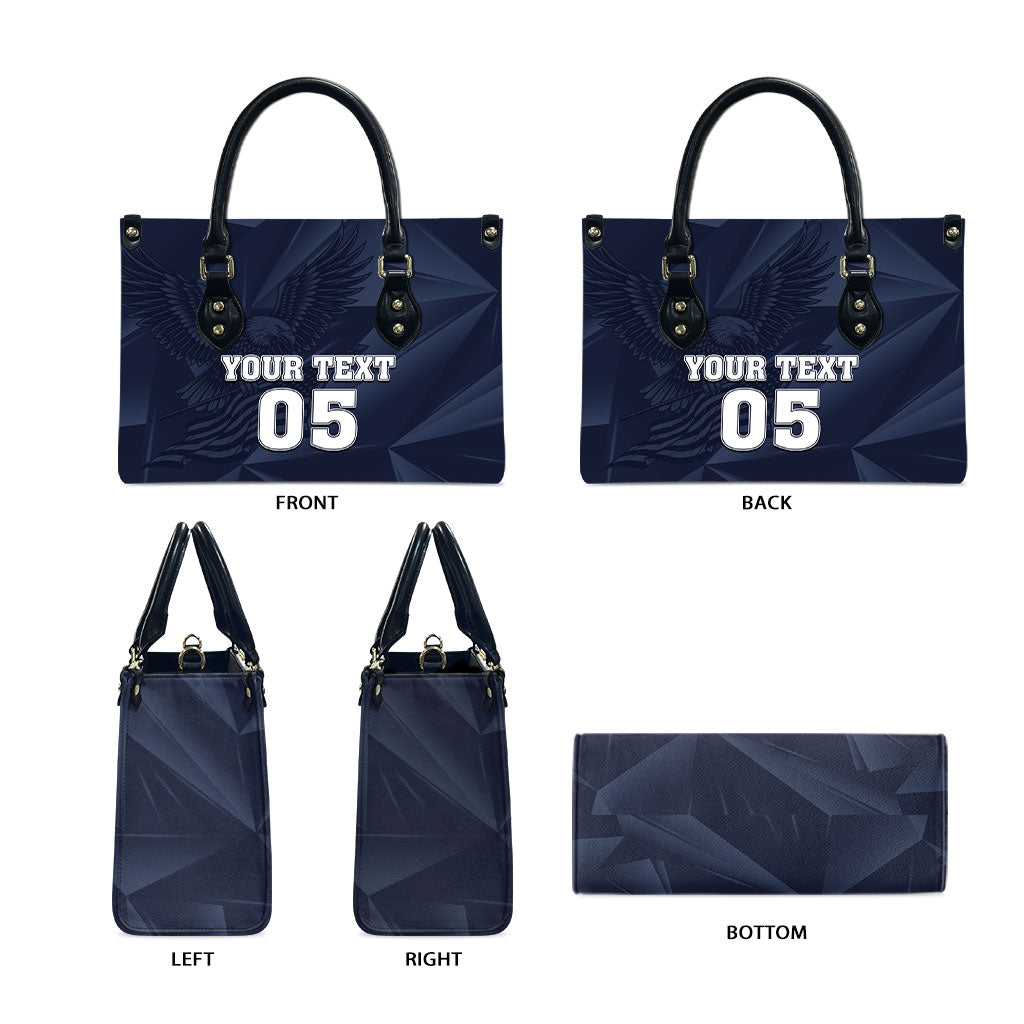 Custom United States Soccer 2026 Leather Bag USA Eagle Simple Style