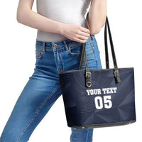 Custom United States Soccer 2026 Leather Tote Bag USA Eagle Simple Style