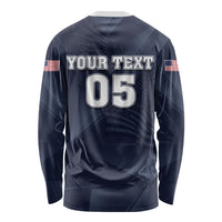 Custom United States Soccer 2026 Long Sleeve Shirt USA Eagle Simple Style