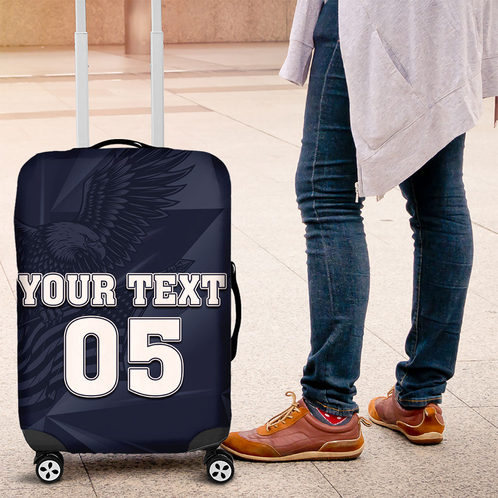 Custom United States Soccer 2026 Luggage Cover USA Eagle Simple Style