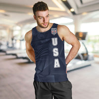 Custom United States Soccer 2026 Men Tank Top USA Eagle Simple Style
