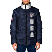 Custom United States Soccer 2026 Padded Jacket USA Eagle Simple Style