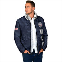 Custom United States Soccer 2026 Padded Jacket USA Eagle Simple Style