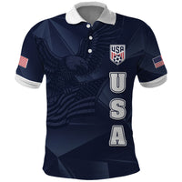 Custom United States Soccer 2026 Polo Shirt USA Eagle Simple Style